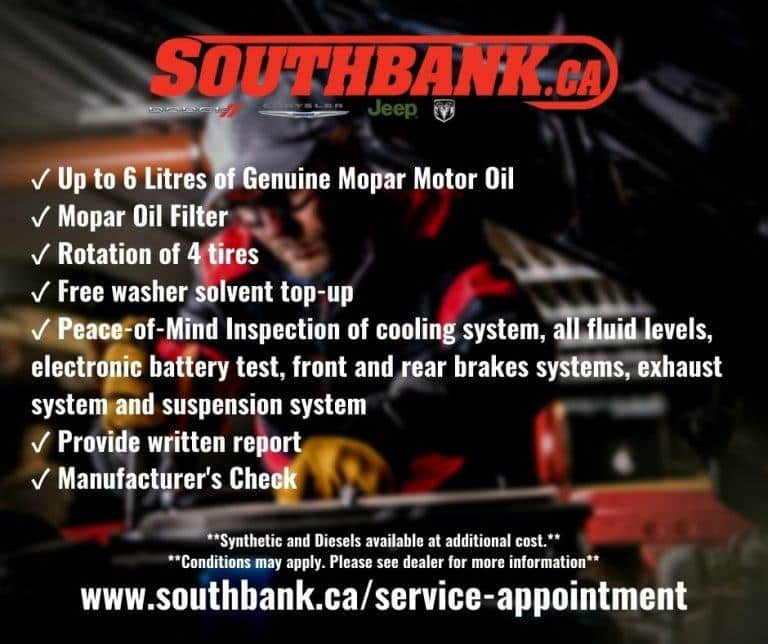 Vehicle inspection checklist for Peace of Mind service