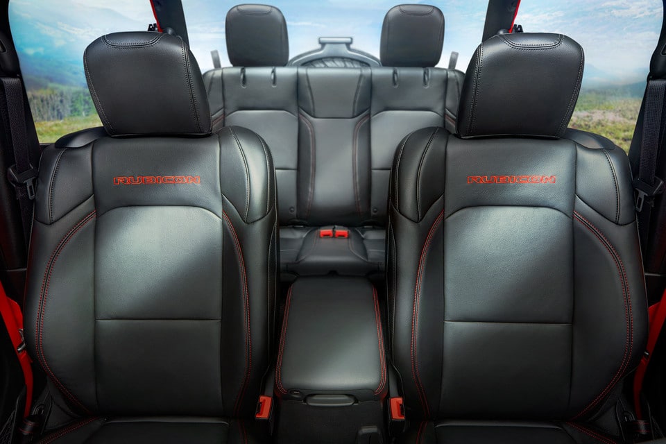 Sièges du Jeep Wrangler 2023
