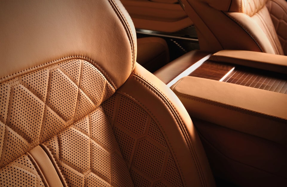 Détail du revêtement du Grand Wagoneer 2024